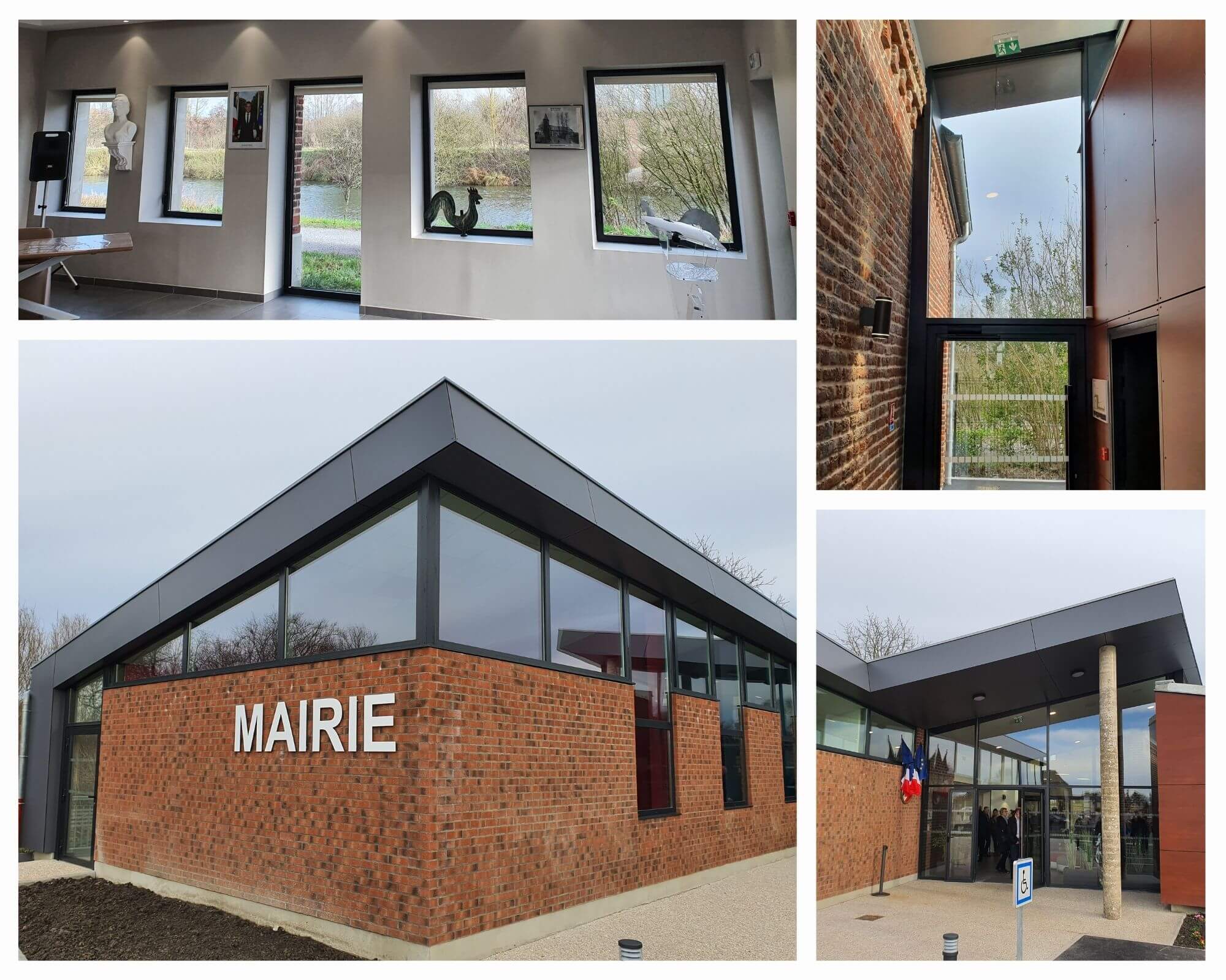 Legrand Menuiserie Aluminium - Projet Maire de Lecelles